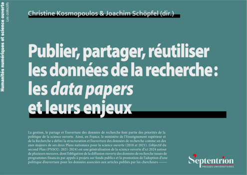 Publier, partager, réutiliser les données de la recherche : les data papers et leurs enjeux (PUS)