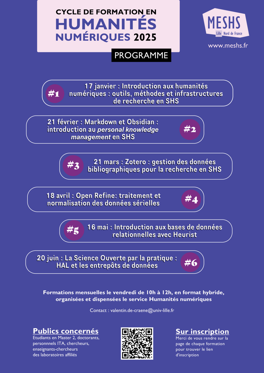 Accès à l'affiche du cycle HN 2025