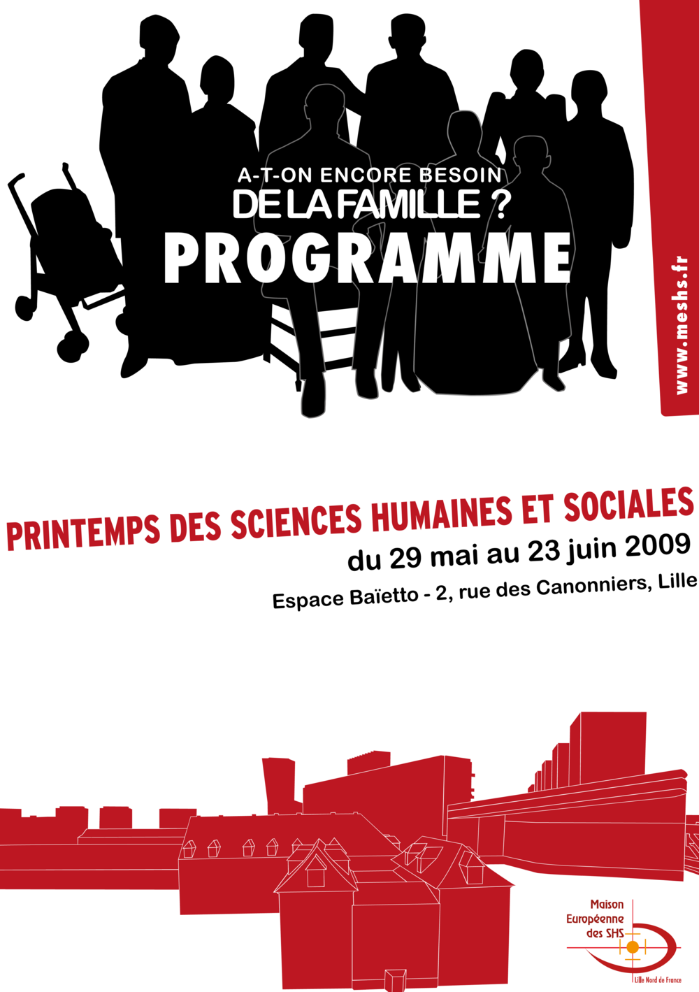 Affiche du 1er Printemps des SHS