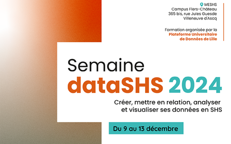 Affiche Semaine dataSHS 2024