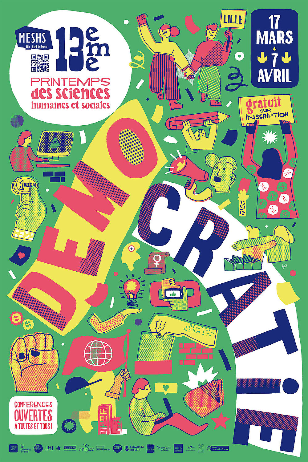 Affiche du 13e Printemps des SHS (2022)