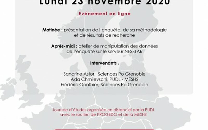 Journée d'étude "European Values Study", 20/11/2020