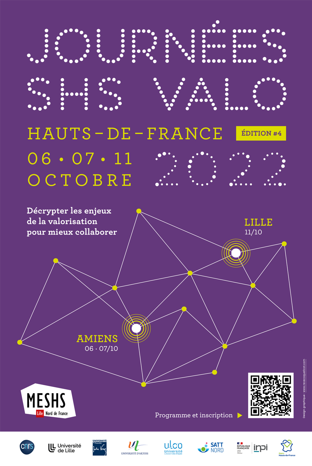 Affiche des journées SHS Valo 2022